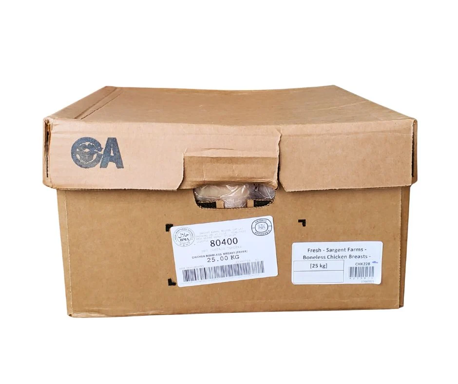 Fresh - Sargent Farms - Boneless Chicken Breasts - 7-9oz - Halal - 80400 — Each (25 KG)