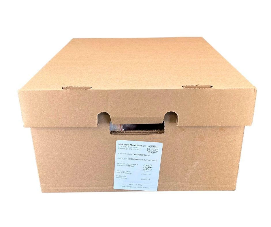 Fresh - Hand Slaughter Chicken - Medium Split Wings - Halal — Each (10 LB)