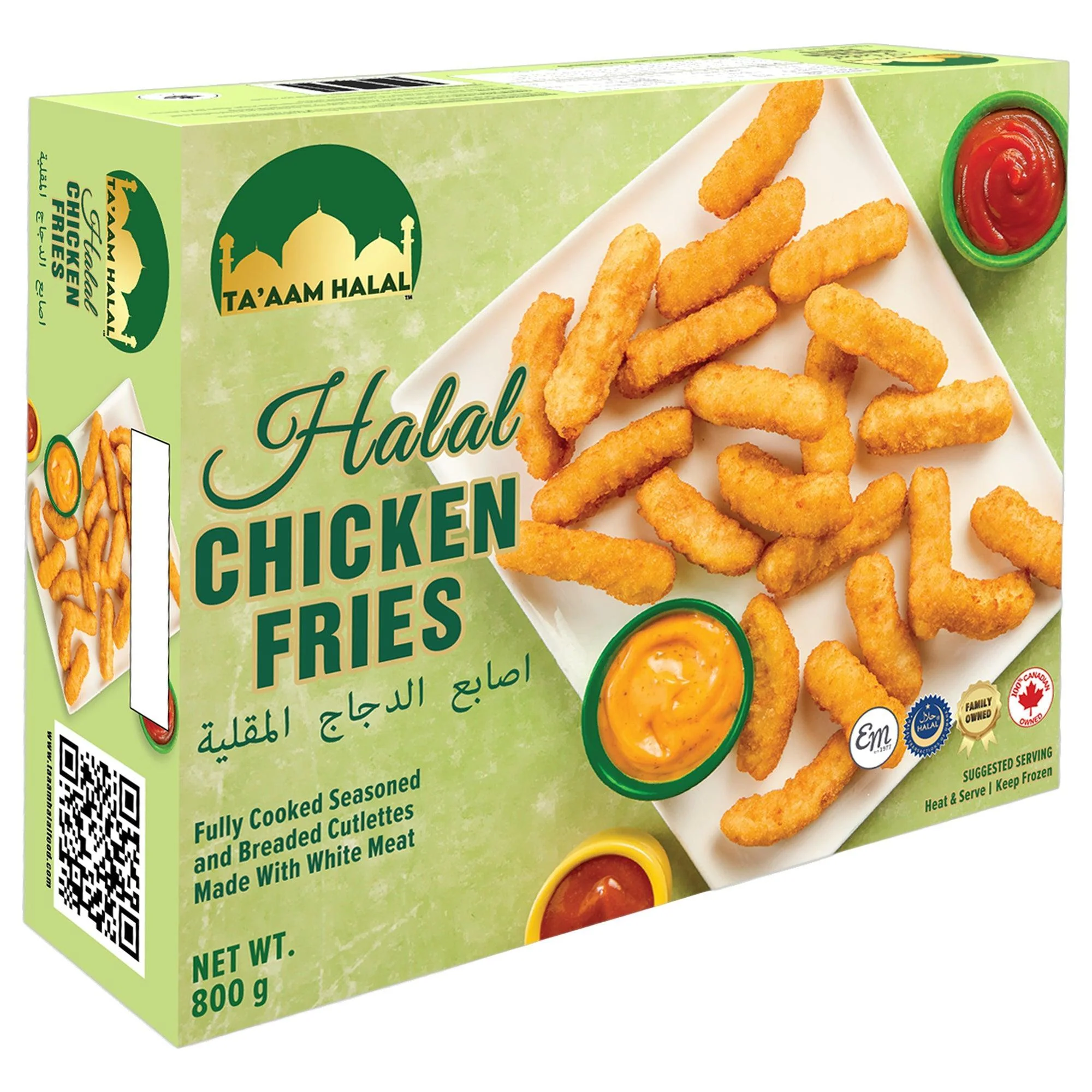 TA'AAM - Chicken Fries — Case (6 x 800 G)