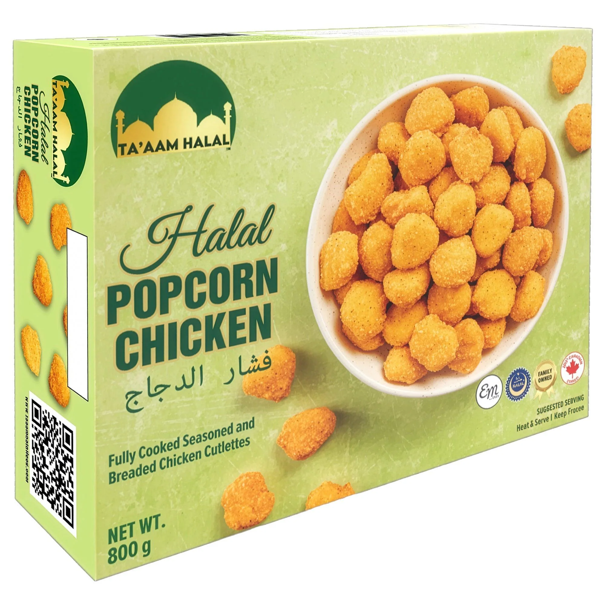 TA'AAM - Popcorn Chicken — Case (6 x 800 G)