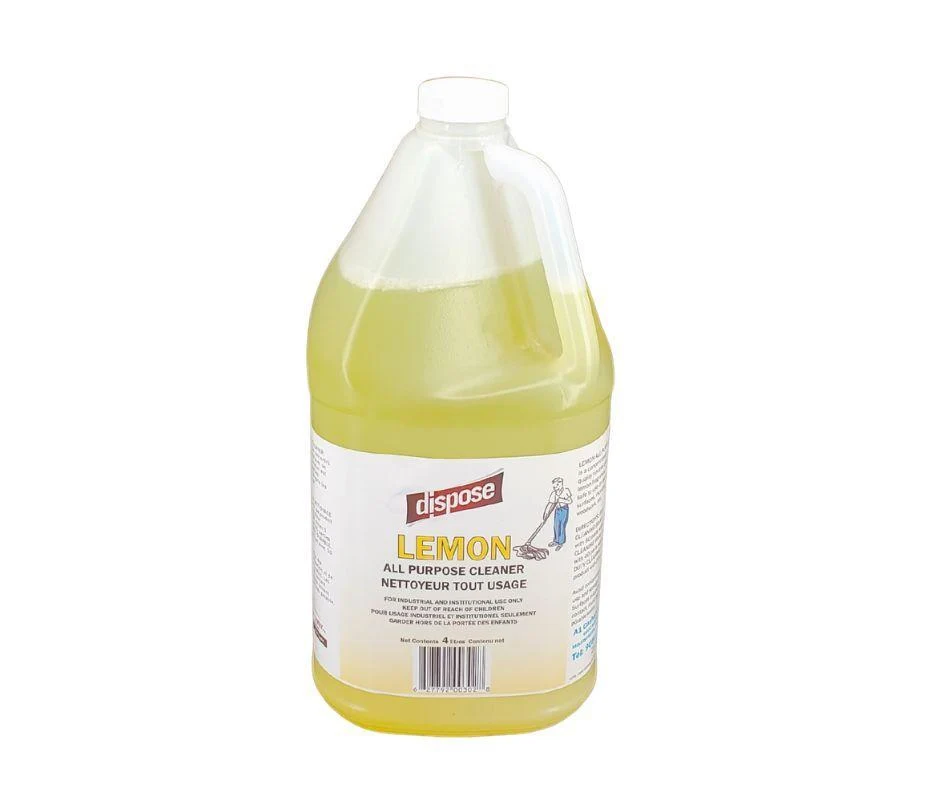Dispose - All Purpose Cleaner - Lemon — Case (4 x 4 L)