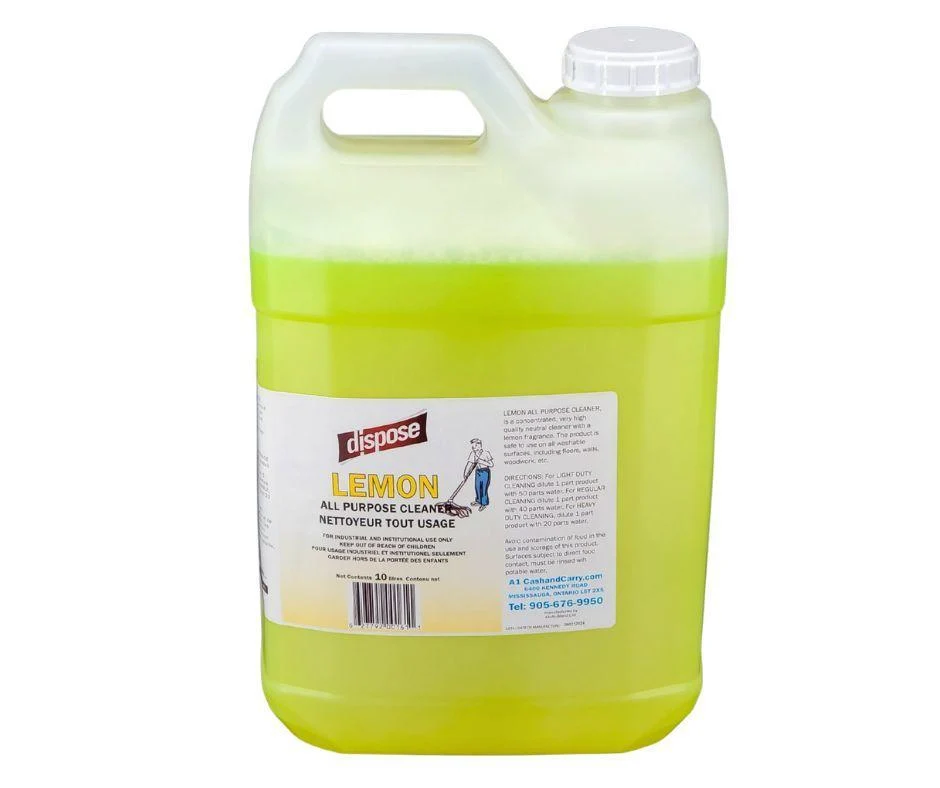 Dispose - All Purpose Cleaner - Lemon — Case (2 x 10 L)