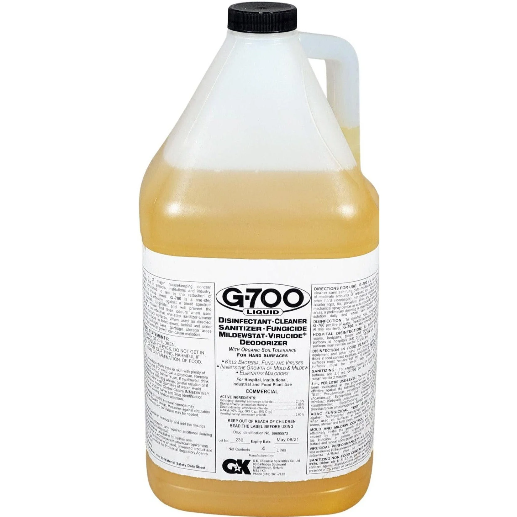 GK - Germicidal Detergent & Disinfectant - G-700 — Each (4 L)