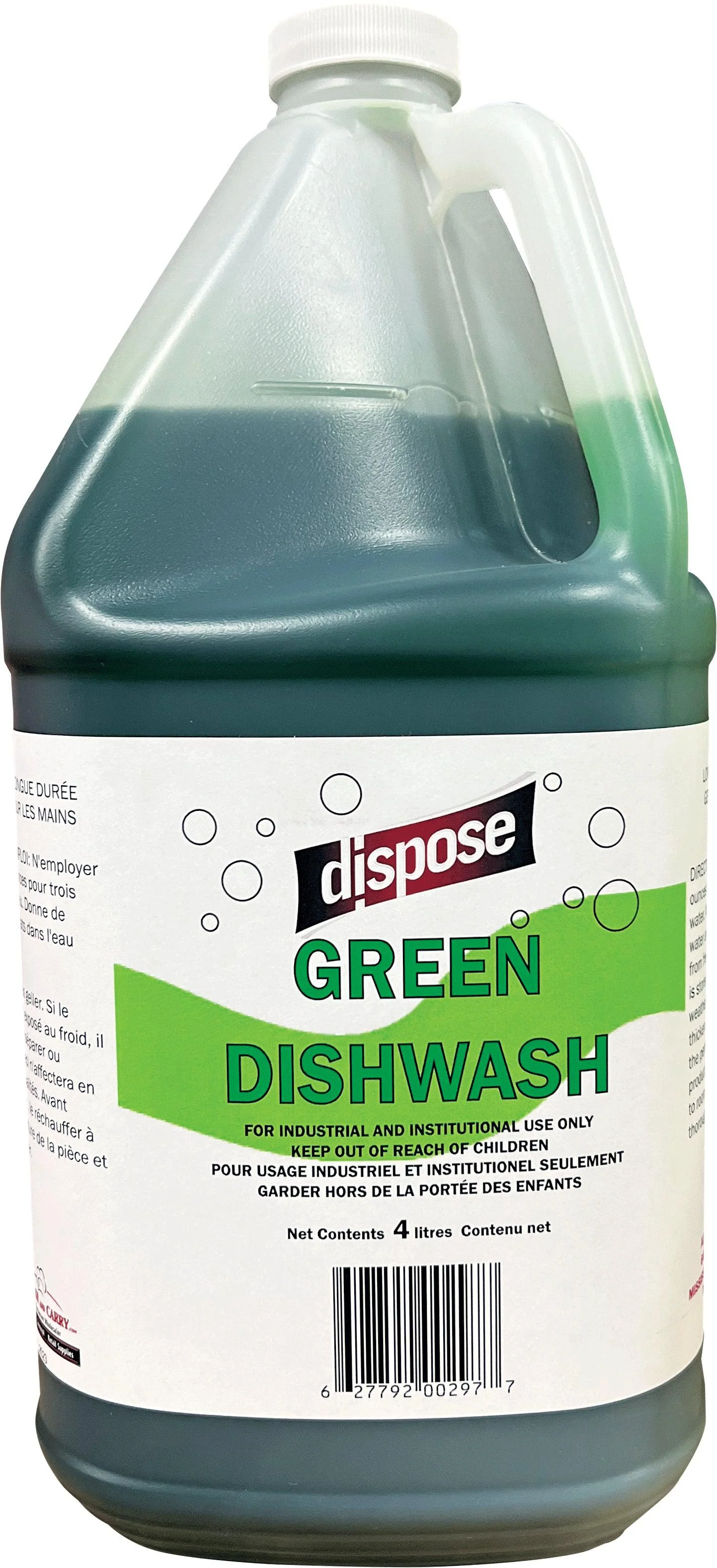 Dispose - Dishwashing Liquid - Green Hand — Each (4 L)