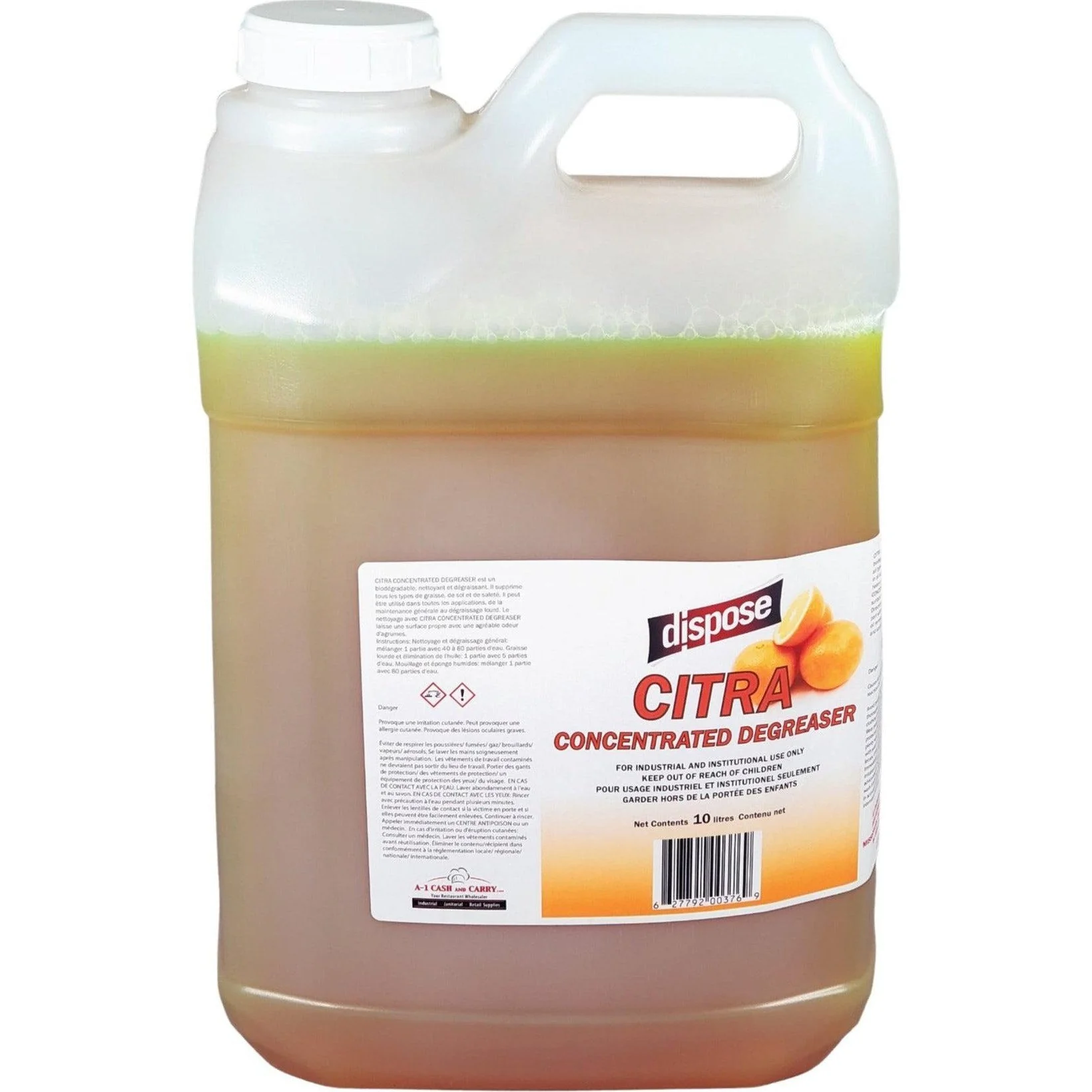 Dispose - Degreaser - Citrus - Concentrated — Each (10 L)