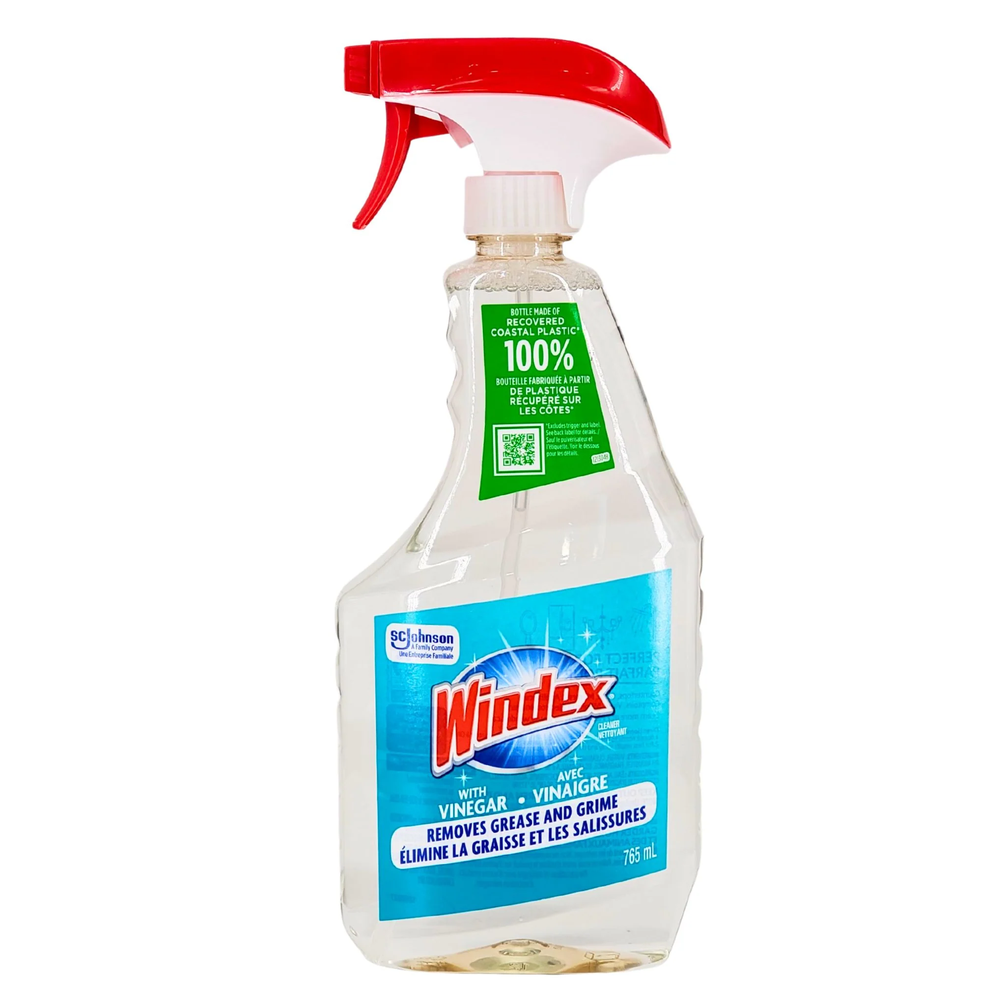 Windex - Cleaner with Vinegar – Trigger Bottle — Each (765 ML)