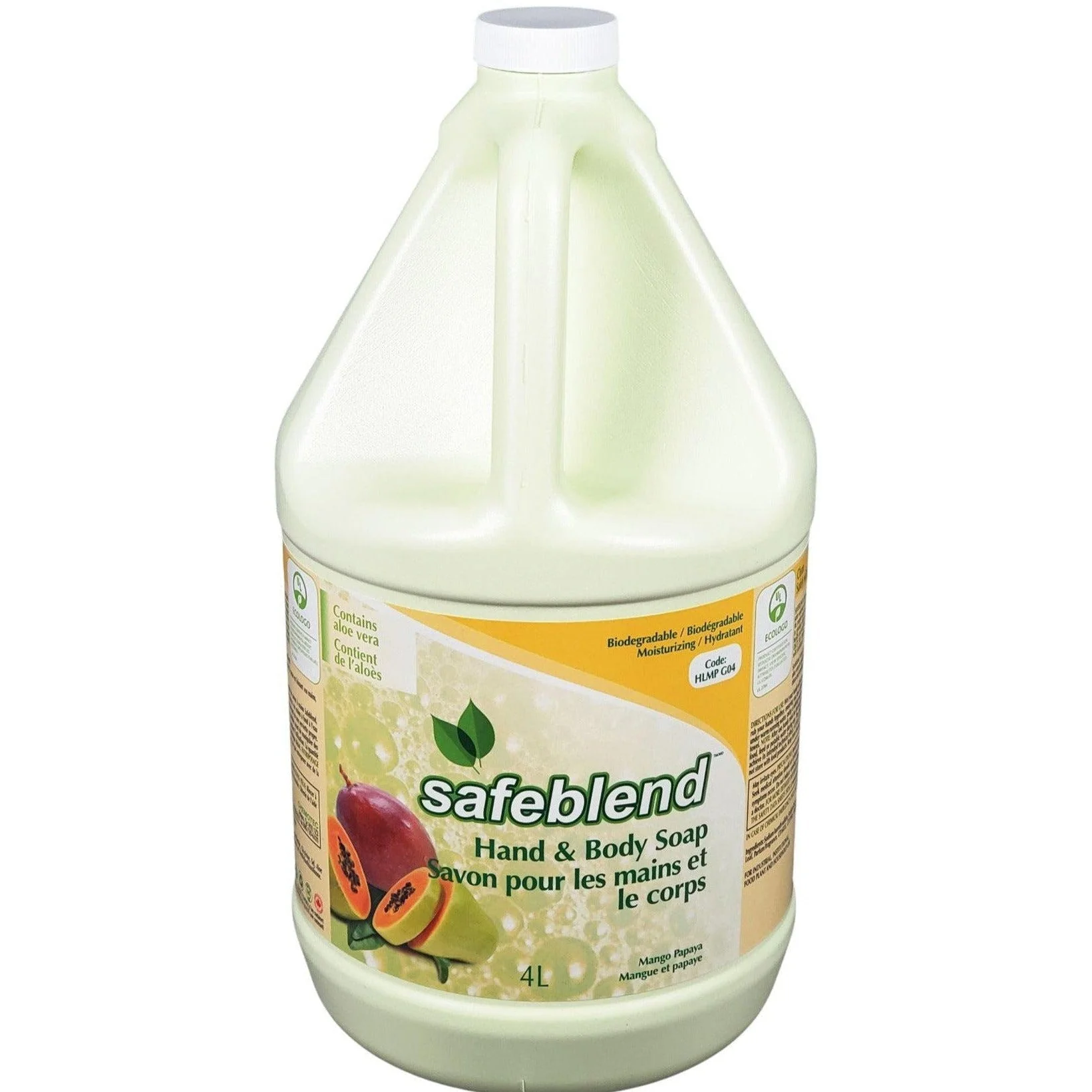 Safeblend - Hand And Body Soap - Mango Papaya — Each (4 L)