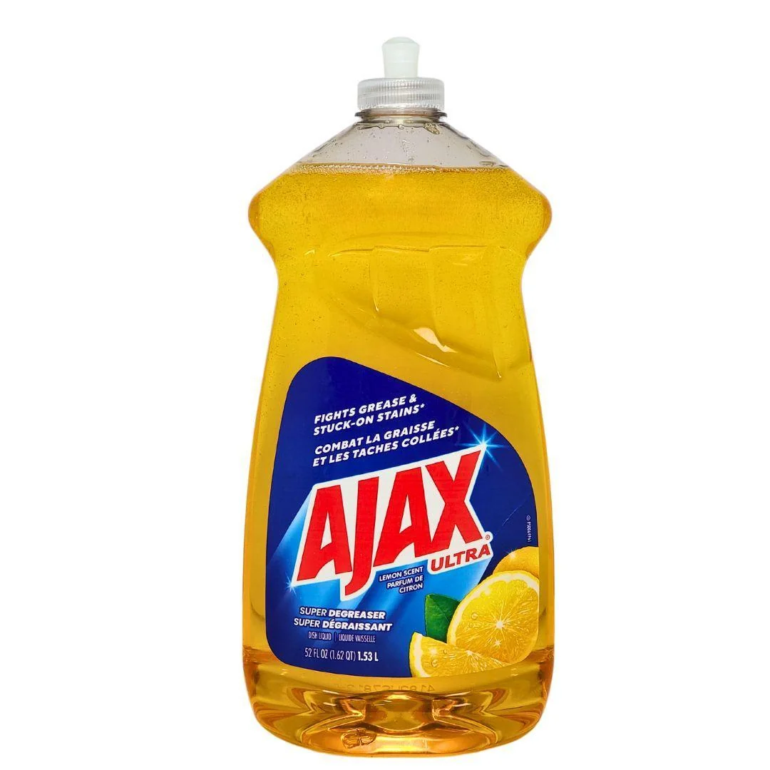 Ajax Ultra - Dishwash Liquid – Lemon — Case (6 x 1.53 L)
