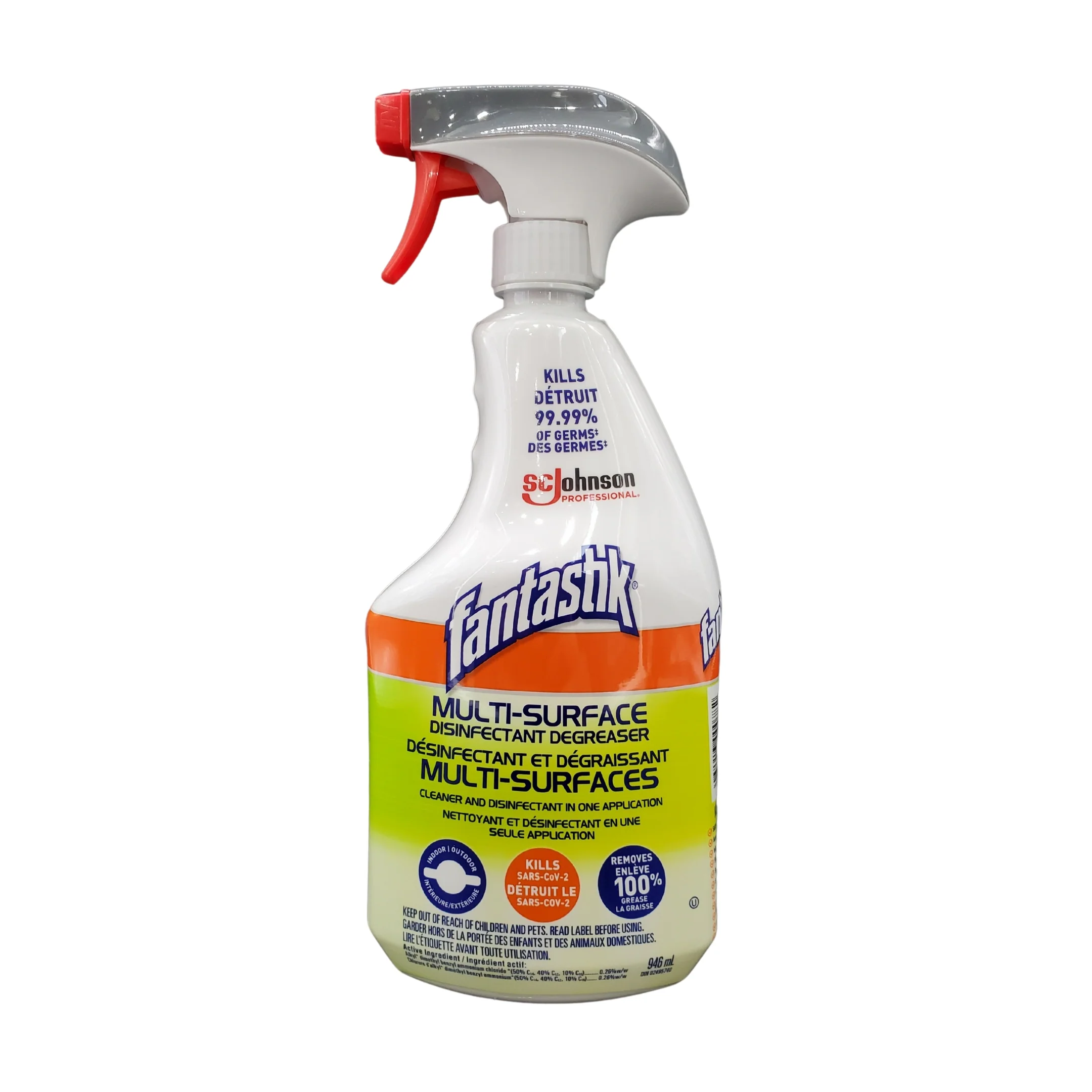 Fantastik - Pro - Disinfectant - All Purpose Cleaner - Trigger Bottle — Case (8 x 946 ML)