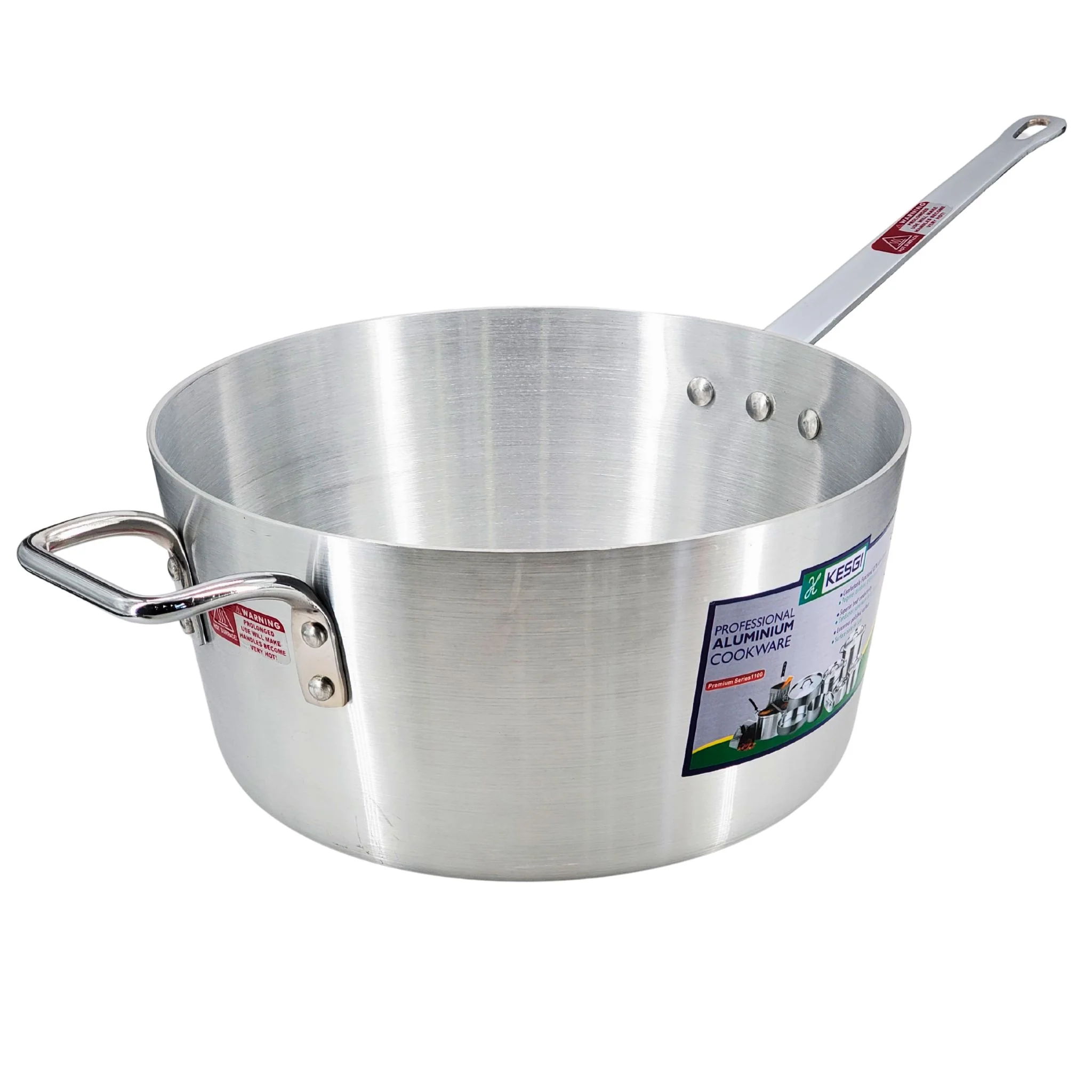 Tapered Sauce Pan 8.5L - 3mm - 11.5"x5.6"