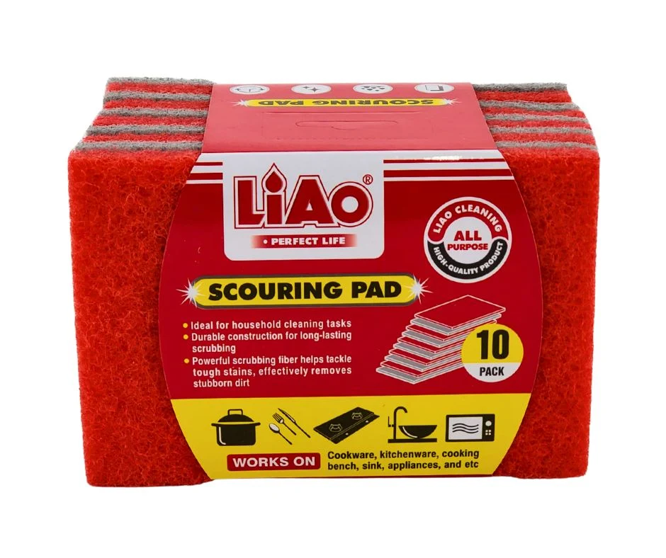 Liao - All Purpose Scouring Pad - H130031 — Case (48 x 10 CT)