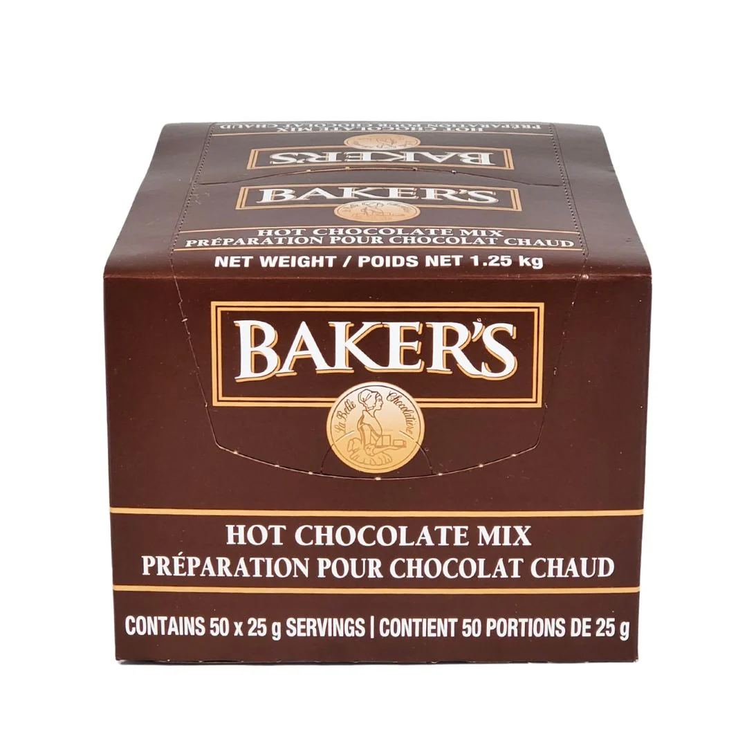 Kraft - Heinz Baker's Hot Chocolate Single Serve — Case (2 x 50 x 25 G)
