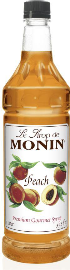 Monin - Peach Syrup — Case (4 x 1 L)