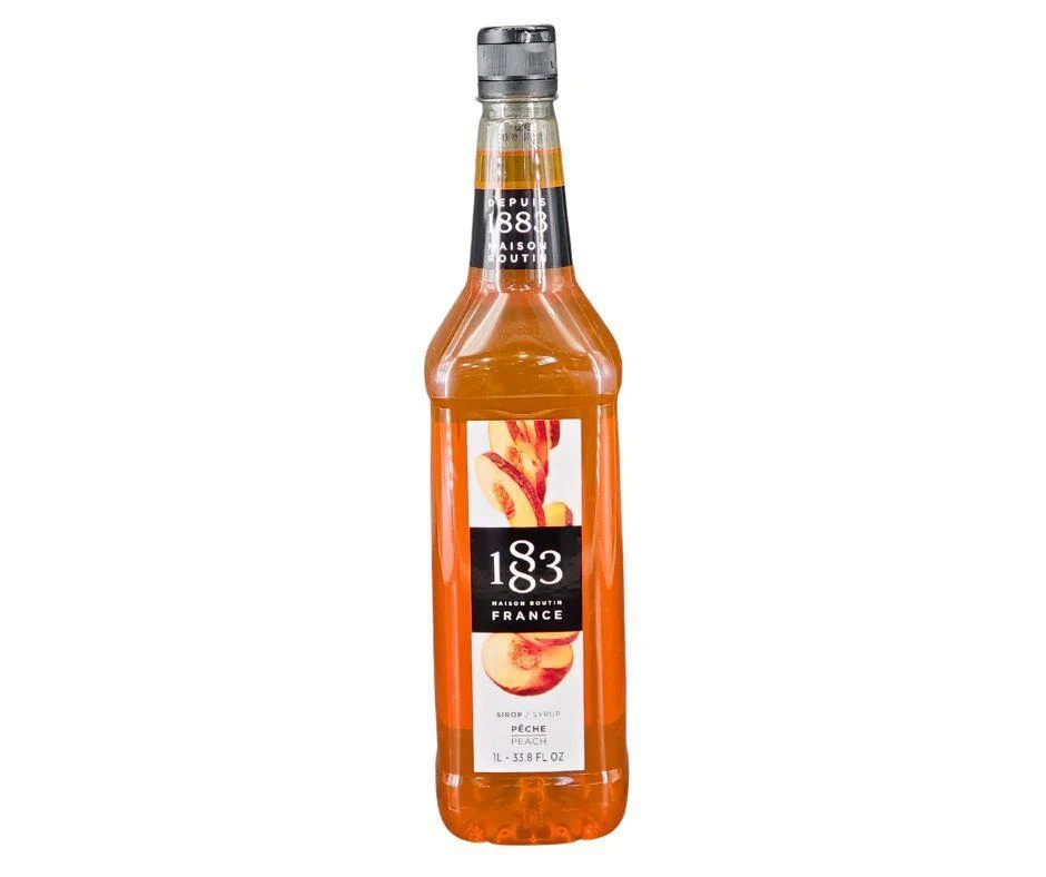 1883 - Syrup - Peach - PET — Each (1 L)