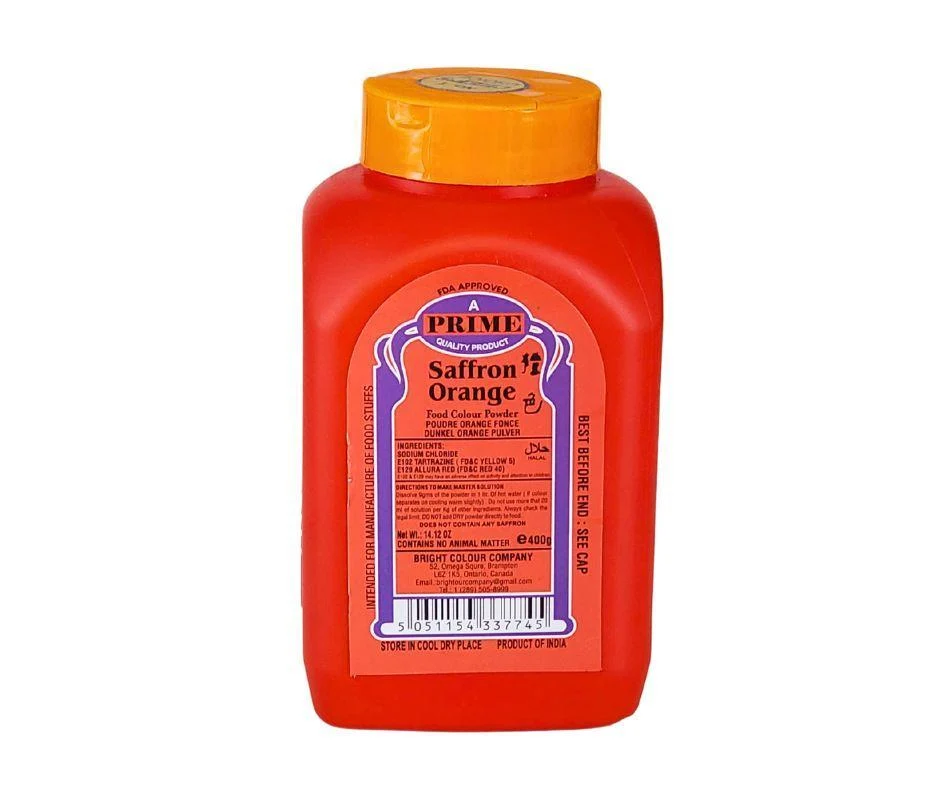 Prime - Food Colour - Saffron Orange — Each (400 G)