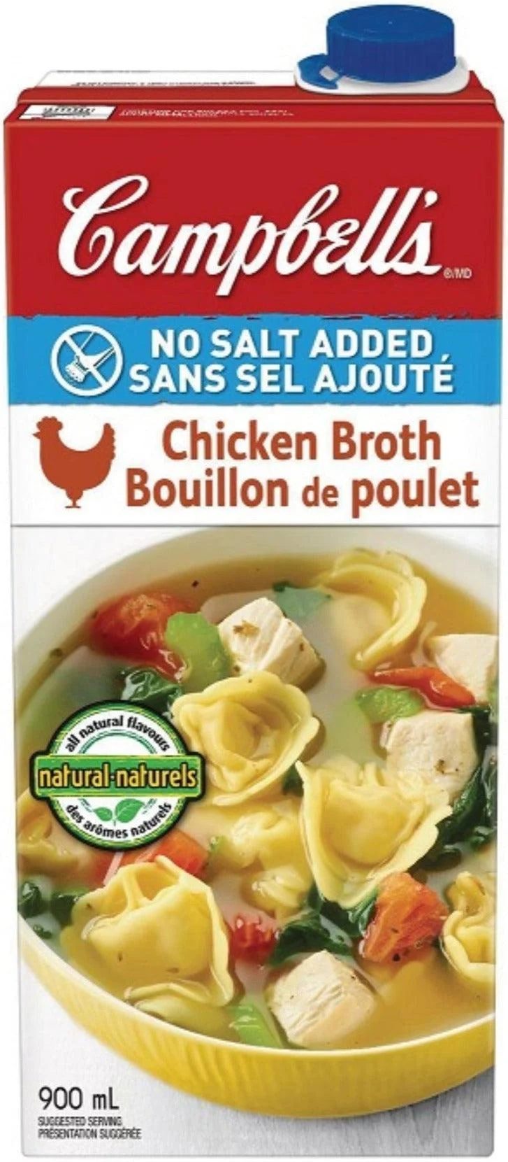 Campbell's - Chicken Broth - No Salt — Each (900 ML)