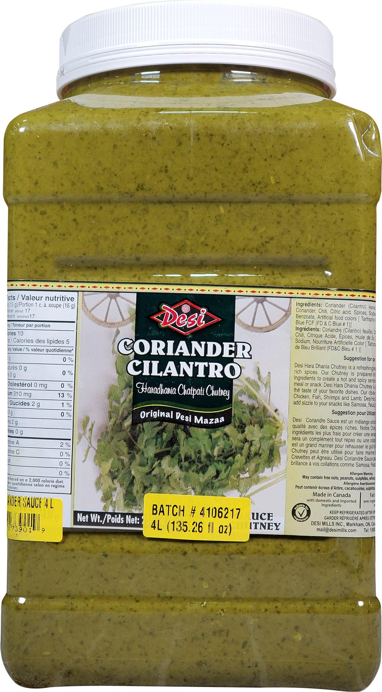 Desi - Coriander Chutney — Each (4 L)
