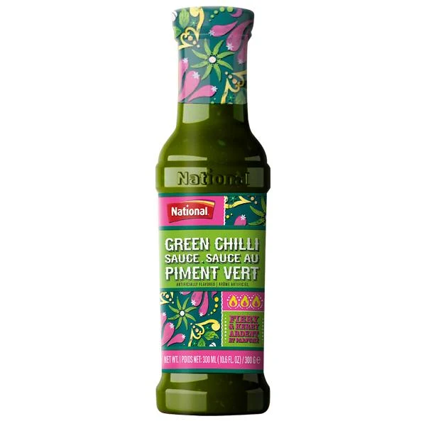 National - Green Chilli - Sauce - 300 g — Each (300 G)