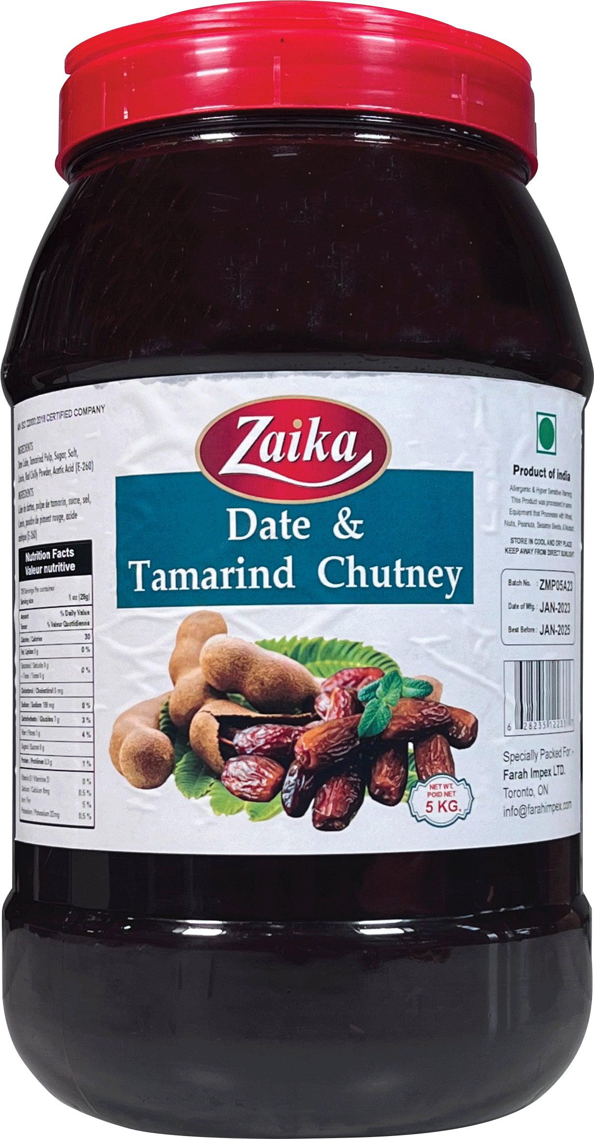 Zaika - Date & Tamarind Chutney — Case (4 x 5 KG)