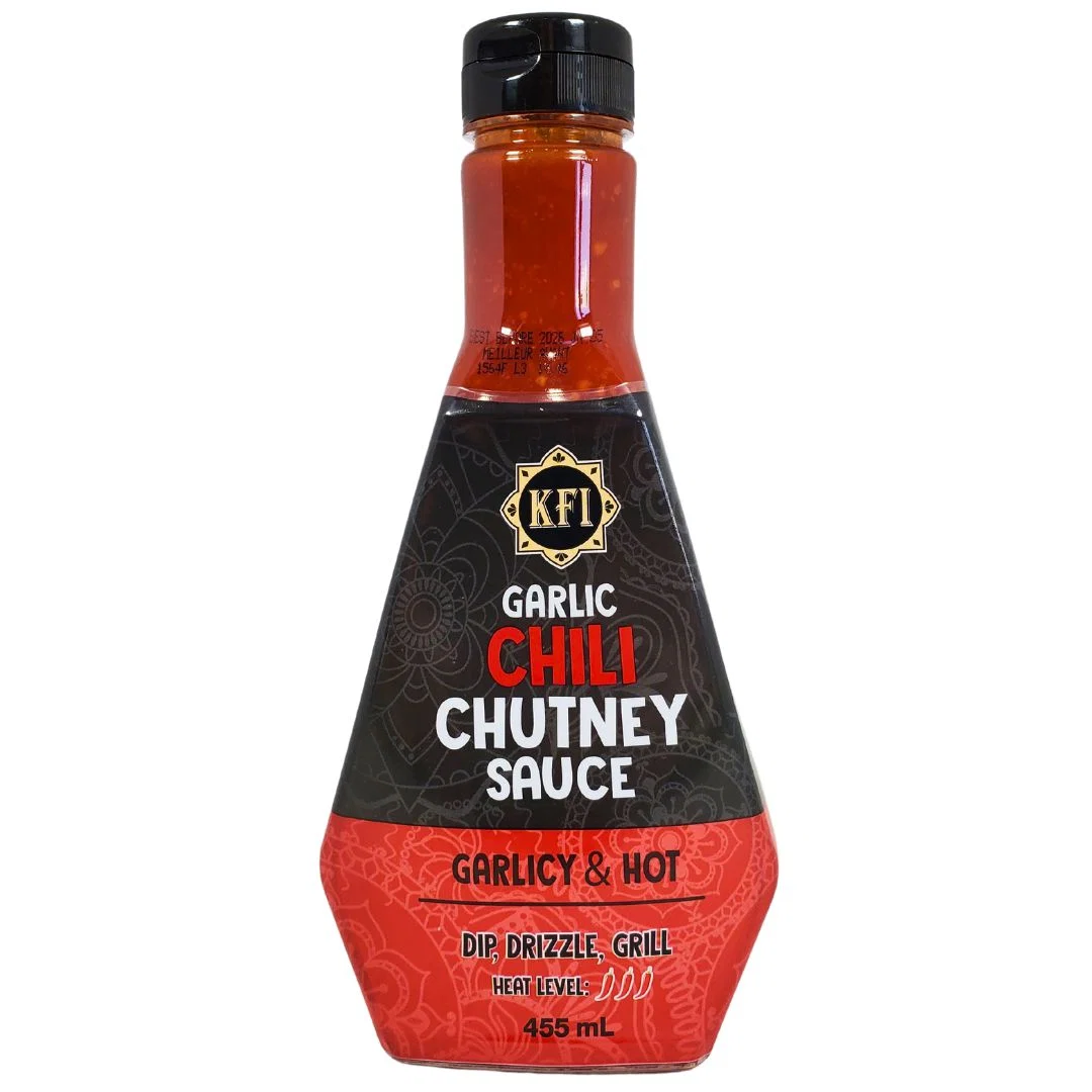 KFI - Garlic Chilli Chutney Sauce — Case (12 x 455 ML)