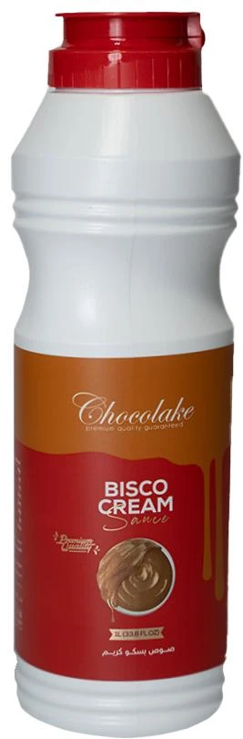 Chocolake Bisco Cream Sauce — Case (6 x 1 L)