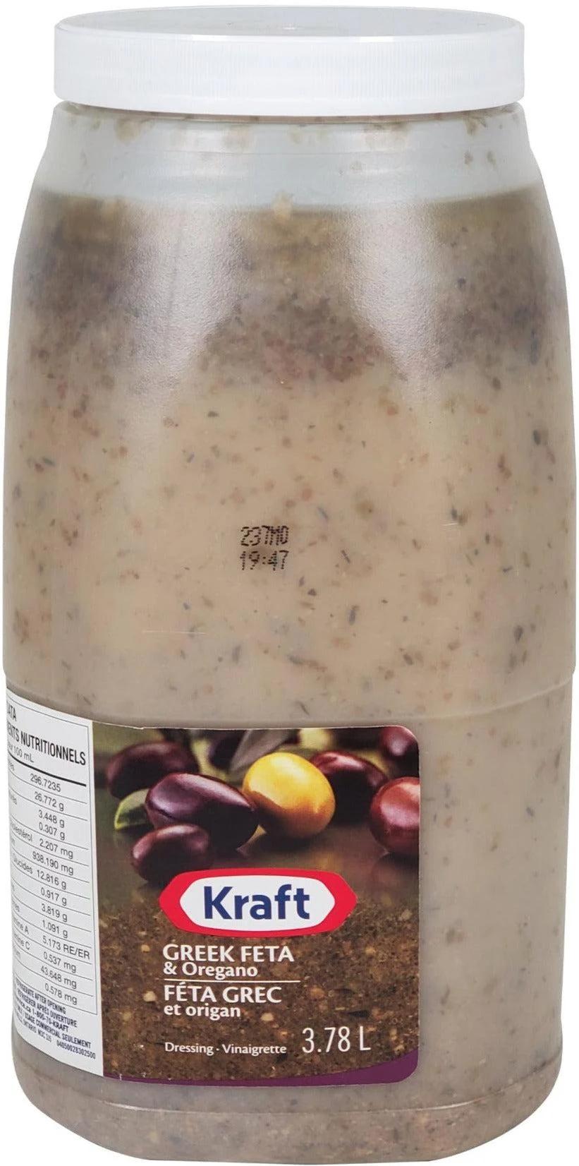 Kraft - Signature Greek w/Feta — Case (2 x 3.78 L)