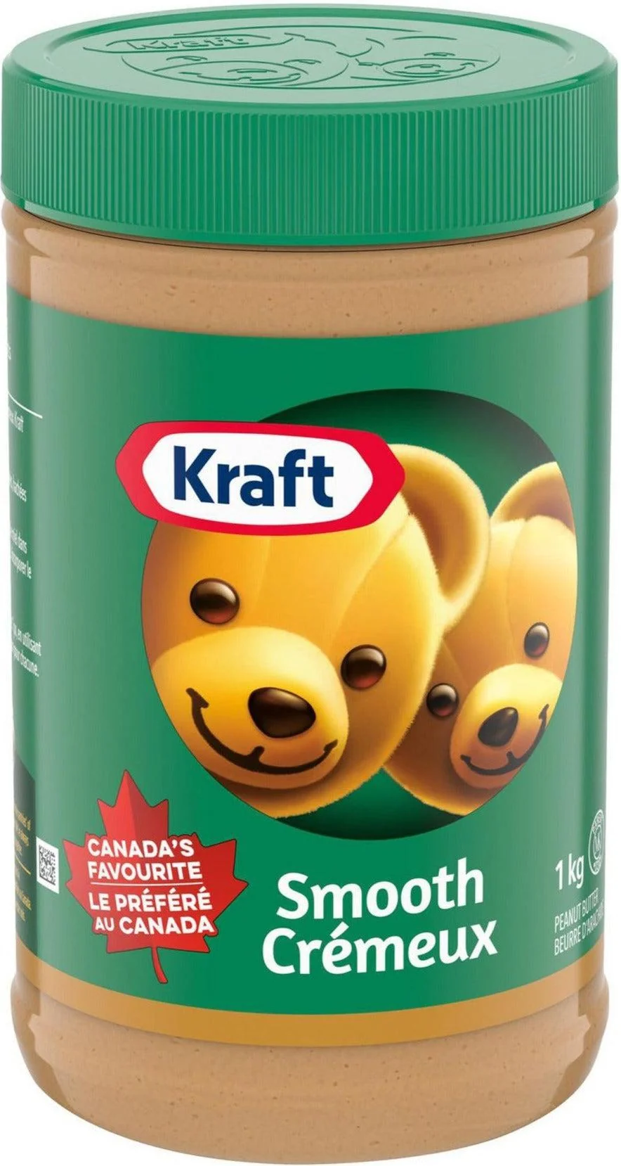 Kraft - Peanut Butter - Smooth — Case (15 x 1 KG)
