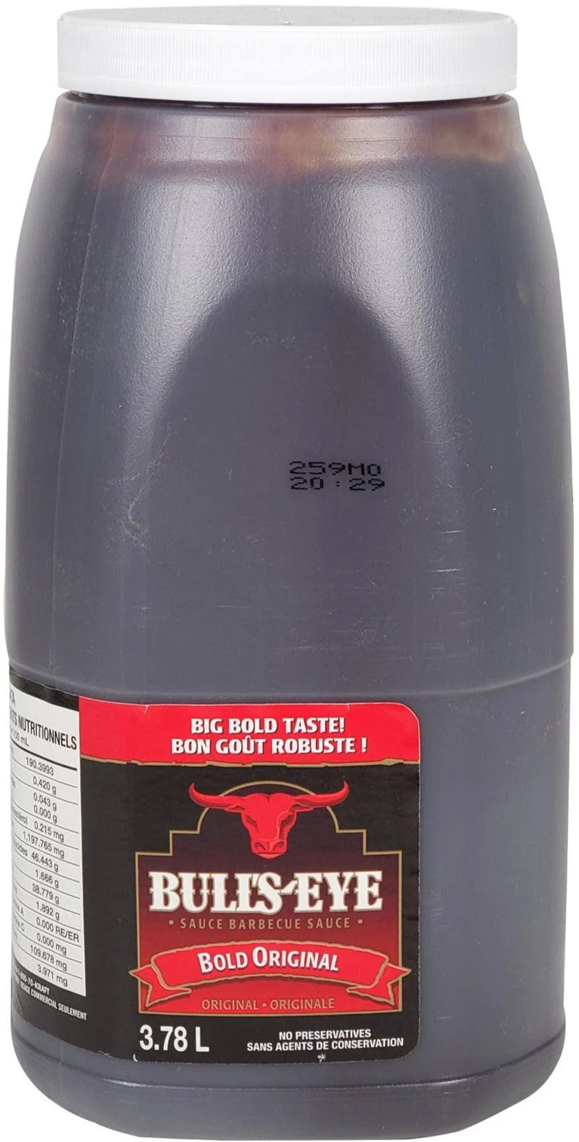 Bull's Eye - Bold Original BBQ Sauce — Case (2 x 3.78 L)