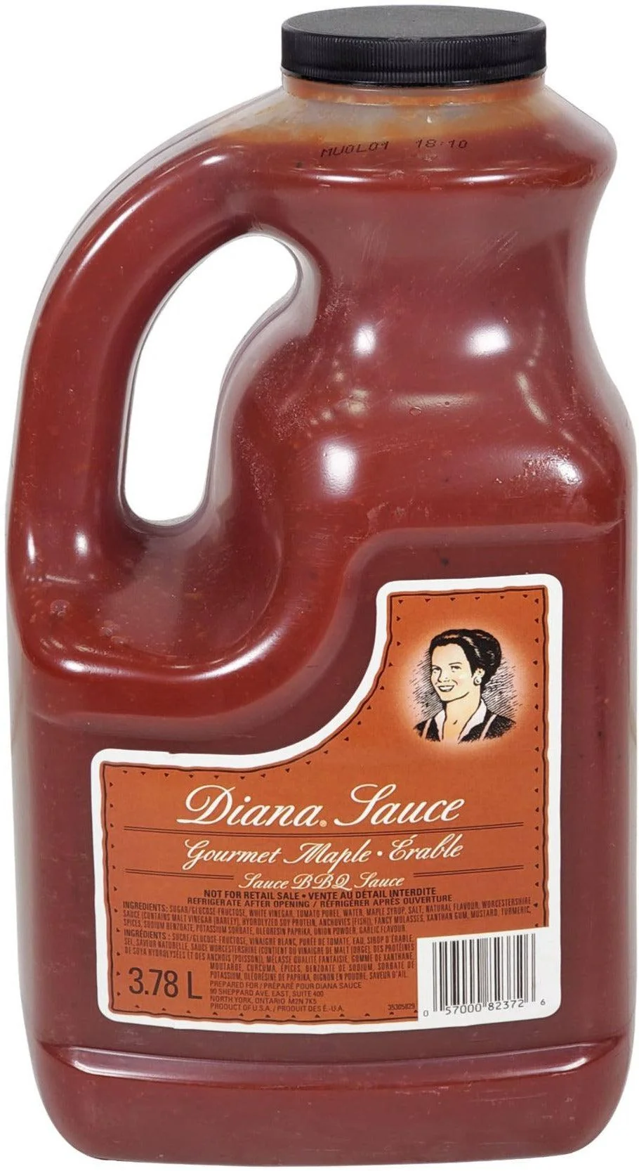 Diana - BBQ Sauce - Maple — Case (2 x 3.78 L)