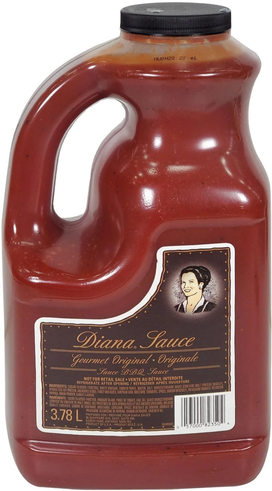 Diana - Gourmet Original Sauce - Black Label — Case (2 x 4 L)