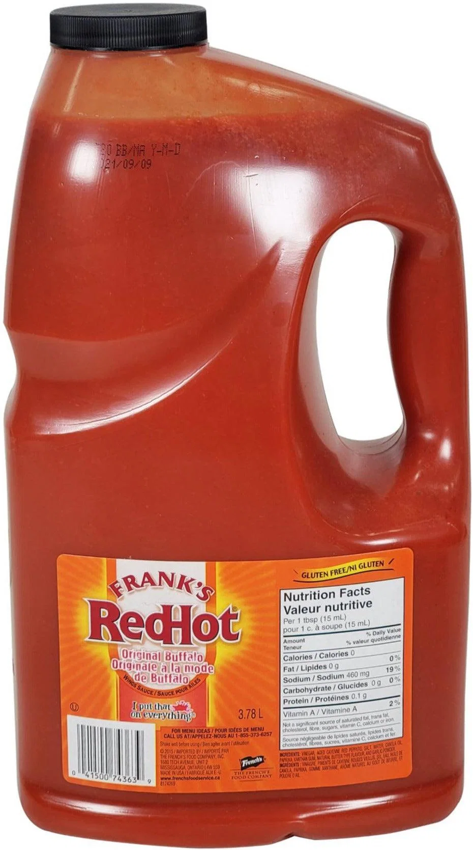 Frank's Red Hot - Buffalo Wing Sauce — Each (3.78 L)