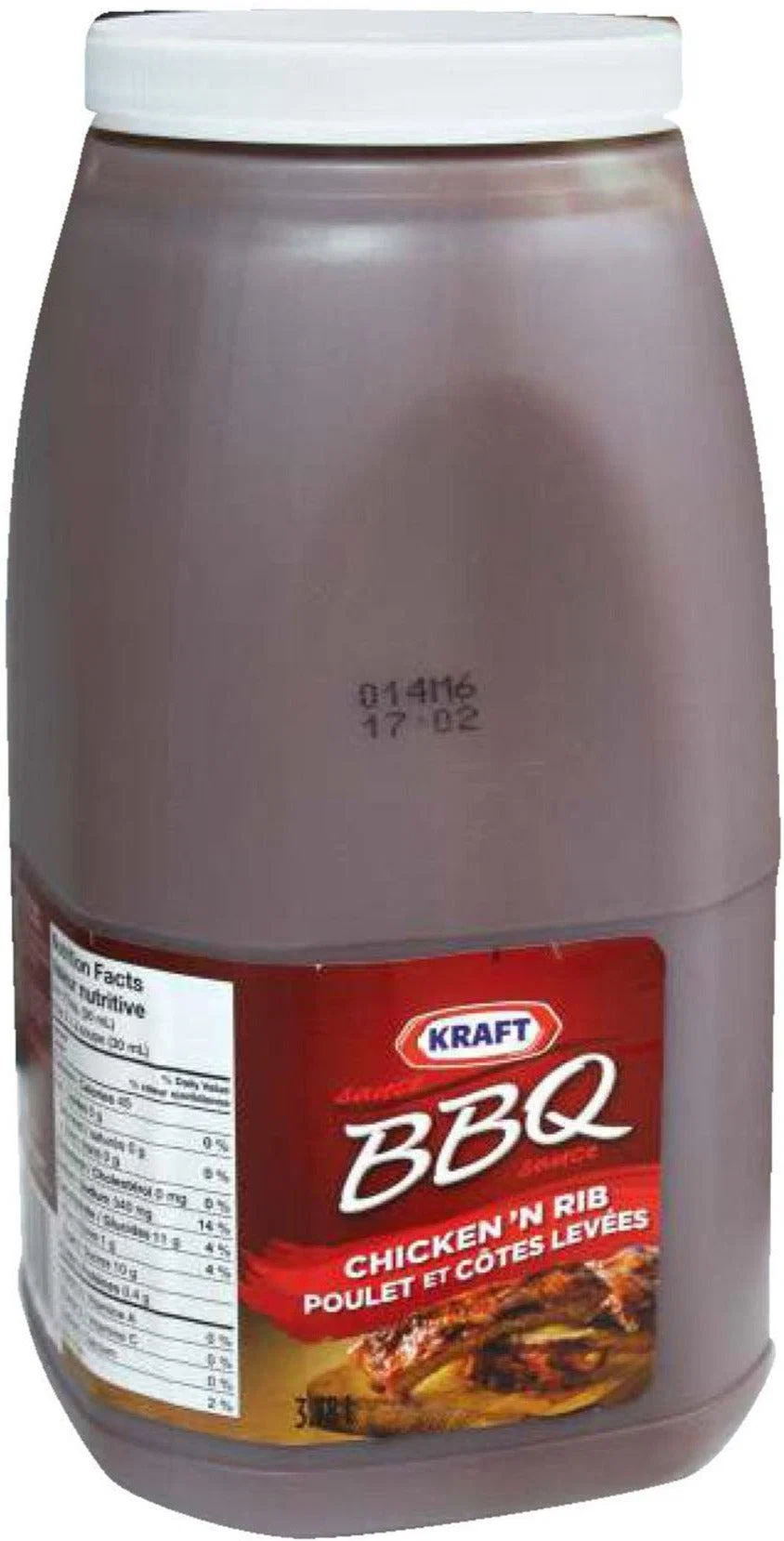 Kraft - BBQ Chicken & Rib Sauce — Case (2 x 3.78 L)