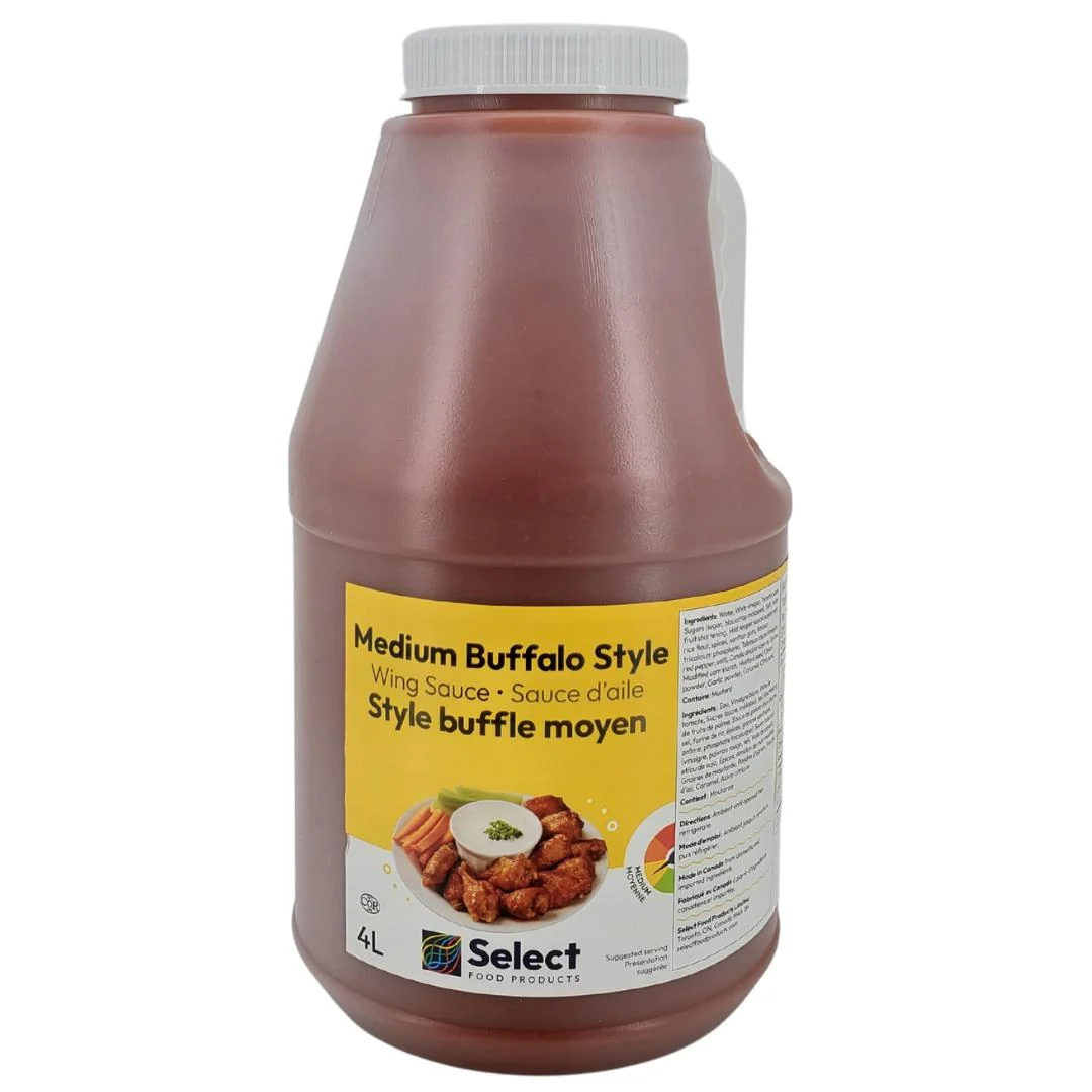 Select - Medium Buffalo Style Sauce — Each (4 L)