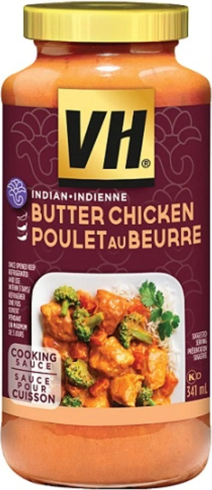 VH - Sauce - Butter Chicken — Case (12 x 341 ML)