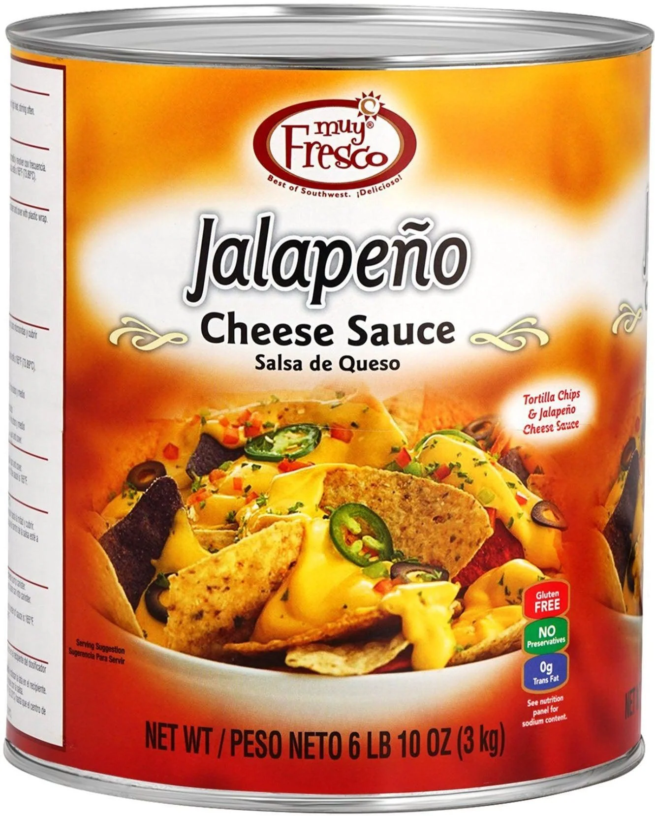 Muy Fresco - Jalapeno Cheese Sauce — Case (6 x 3 KG)