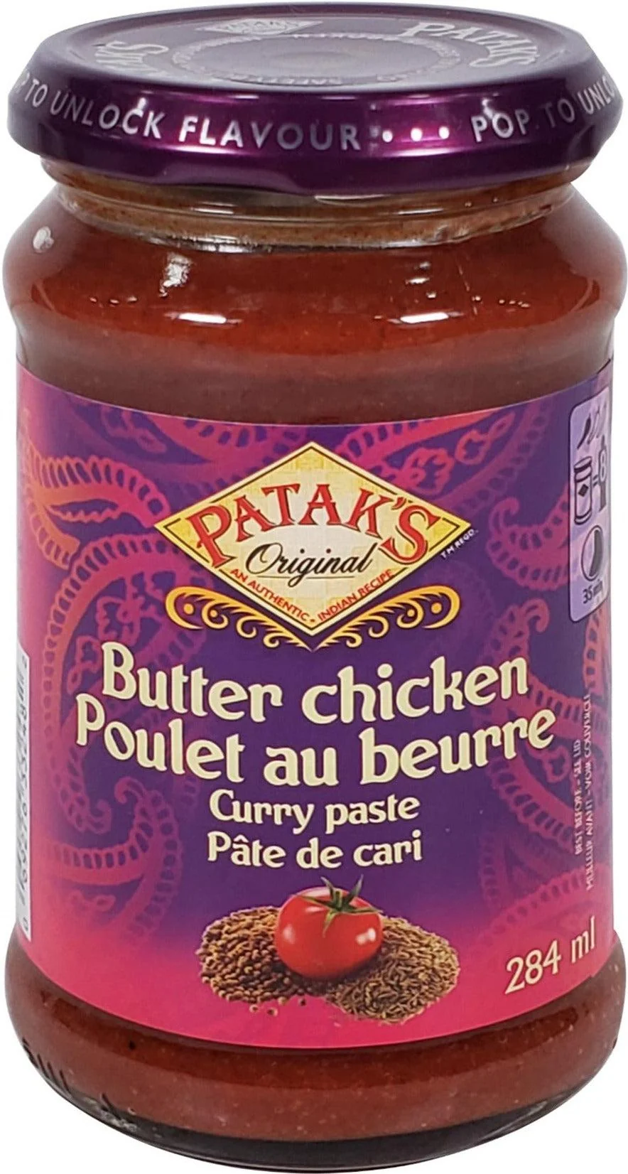 Patak's - Butter Chicken Paste — Case (6 x 284 ML)