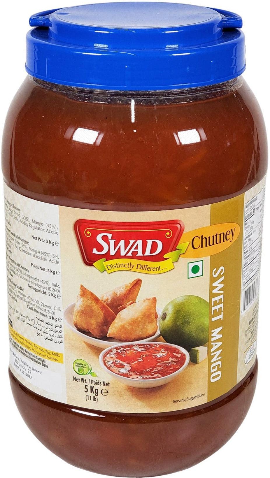 Swad - Mango Chutney - Sweet — Each (5 KG)