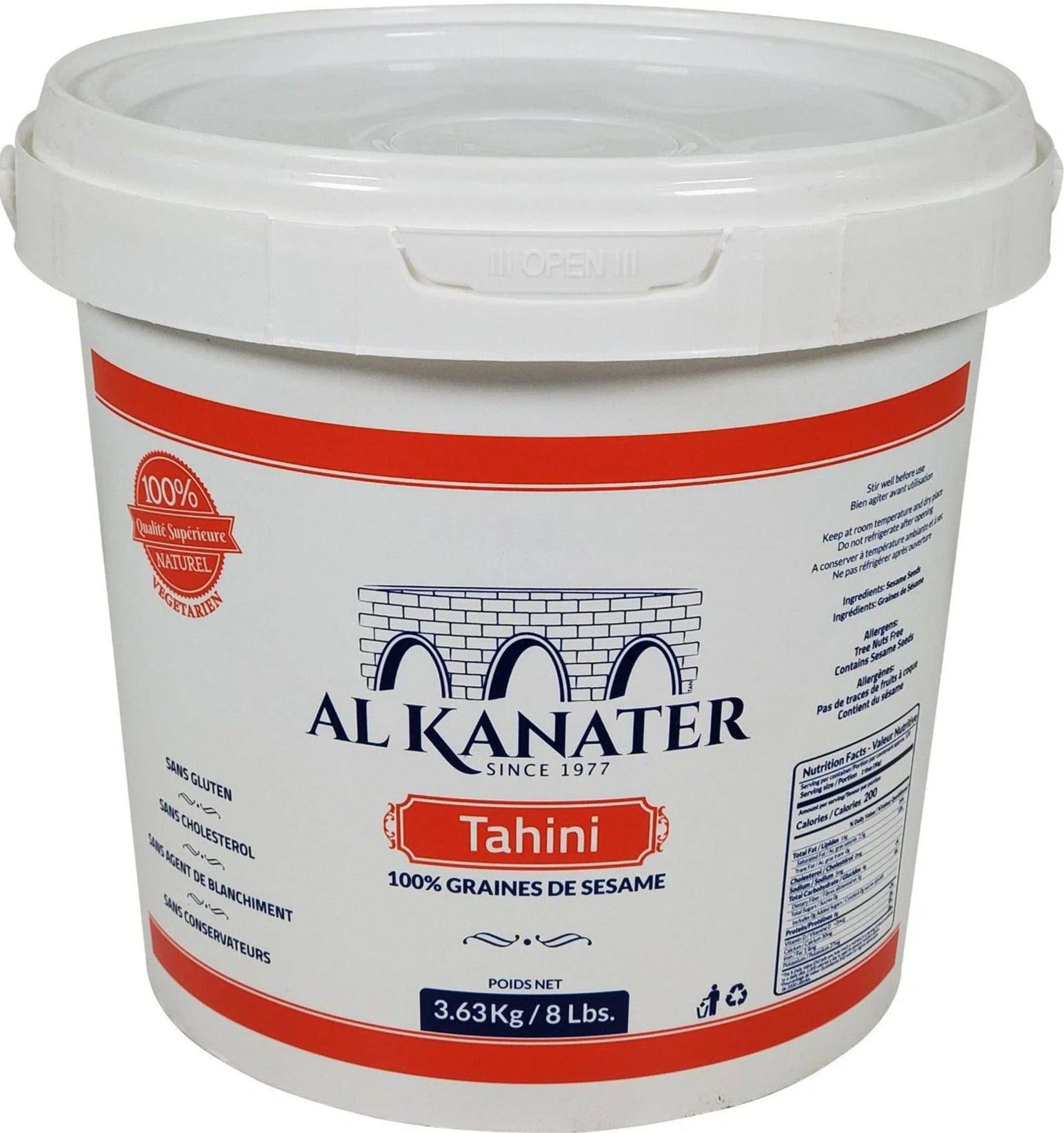 Al Kanater - Tahini — Each (8 LB)