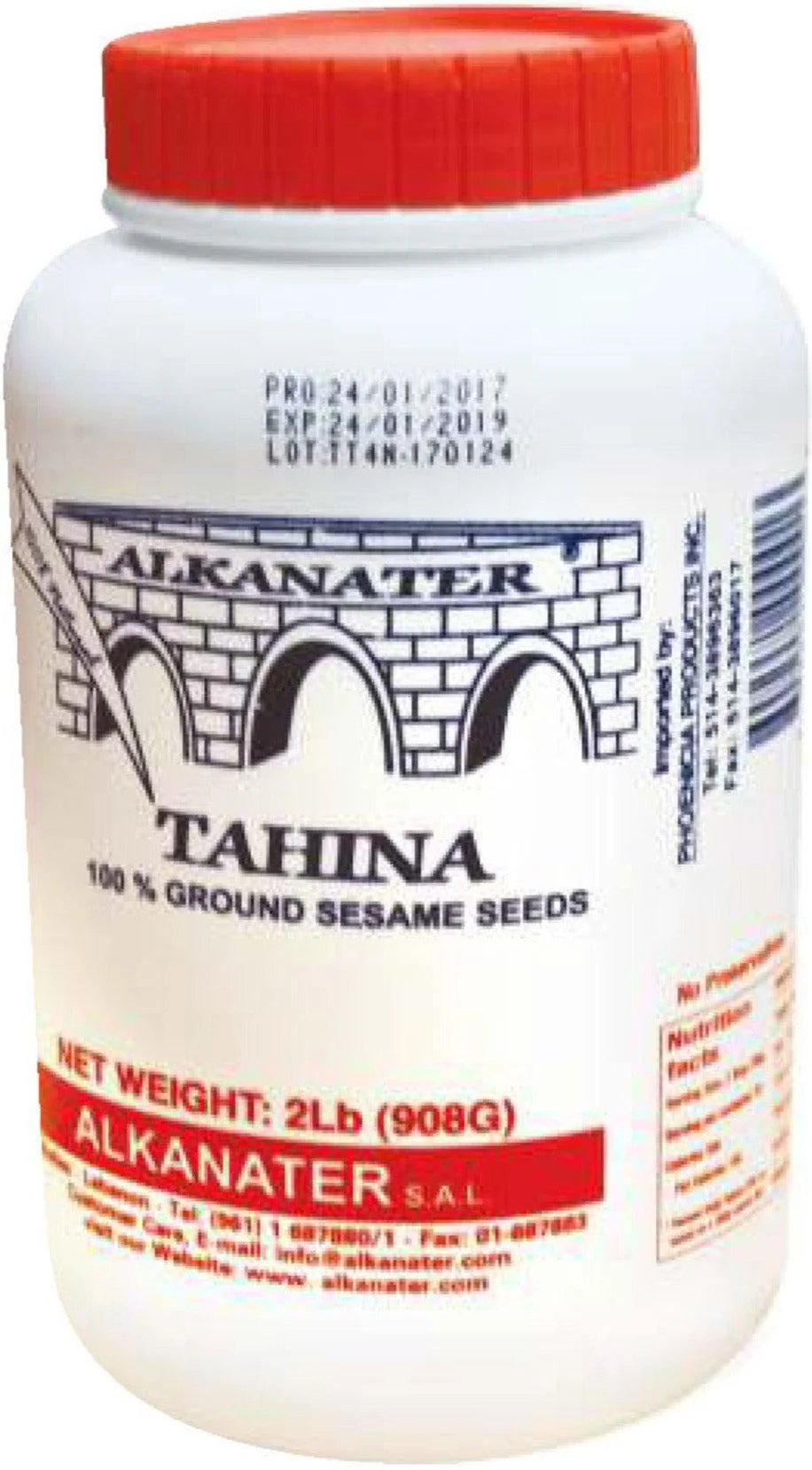 Al Kanater - Tahini - Sesame Ground — Each (908 G)