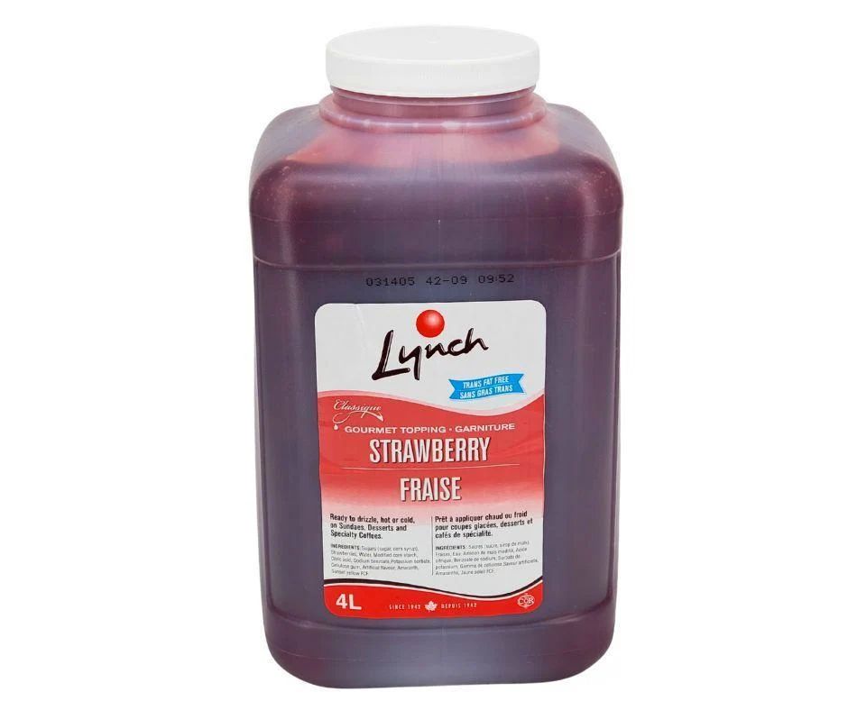 Lynch - Strawberry Topping — Each (4 L)