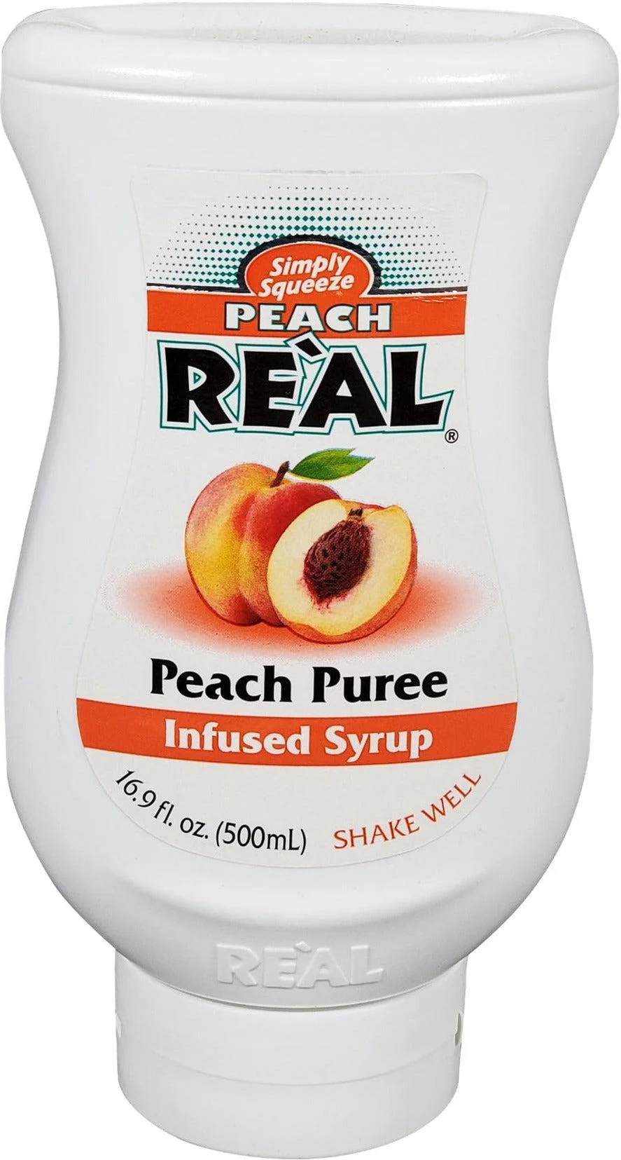 Simply Squeeze - Puree Syrup - Peach — Case (6 x 500 ML)