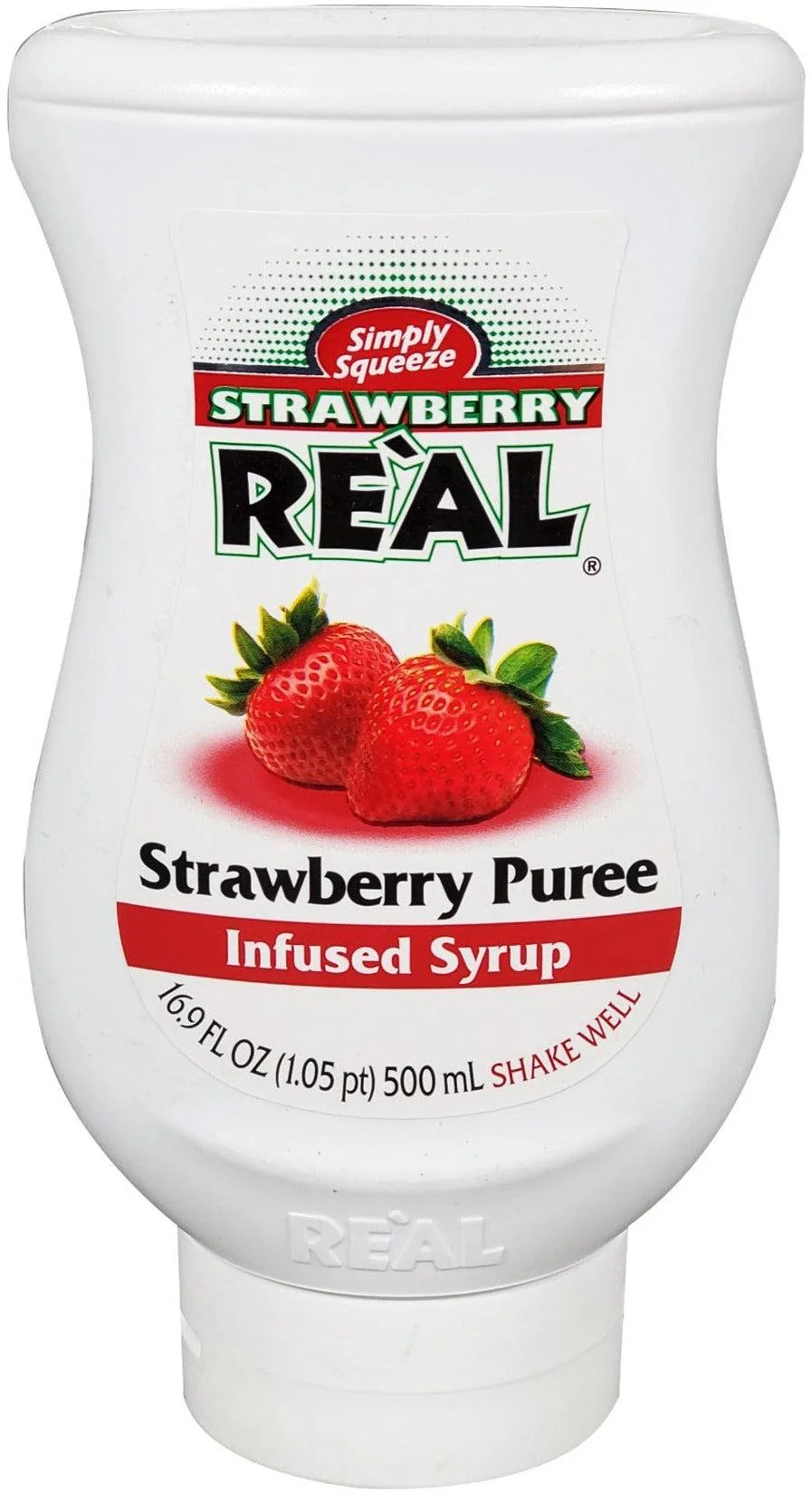 Simply Squeeze - Puree Syrup - Strawberry — Case (6 x 500 ML)
