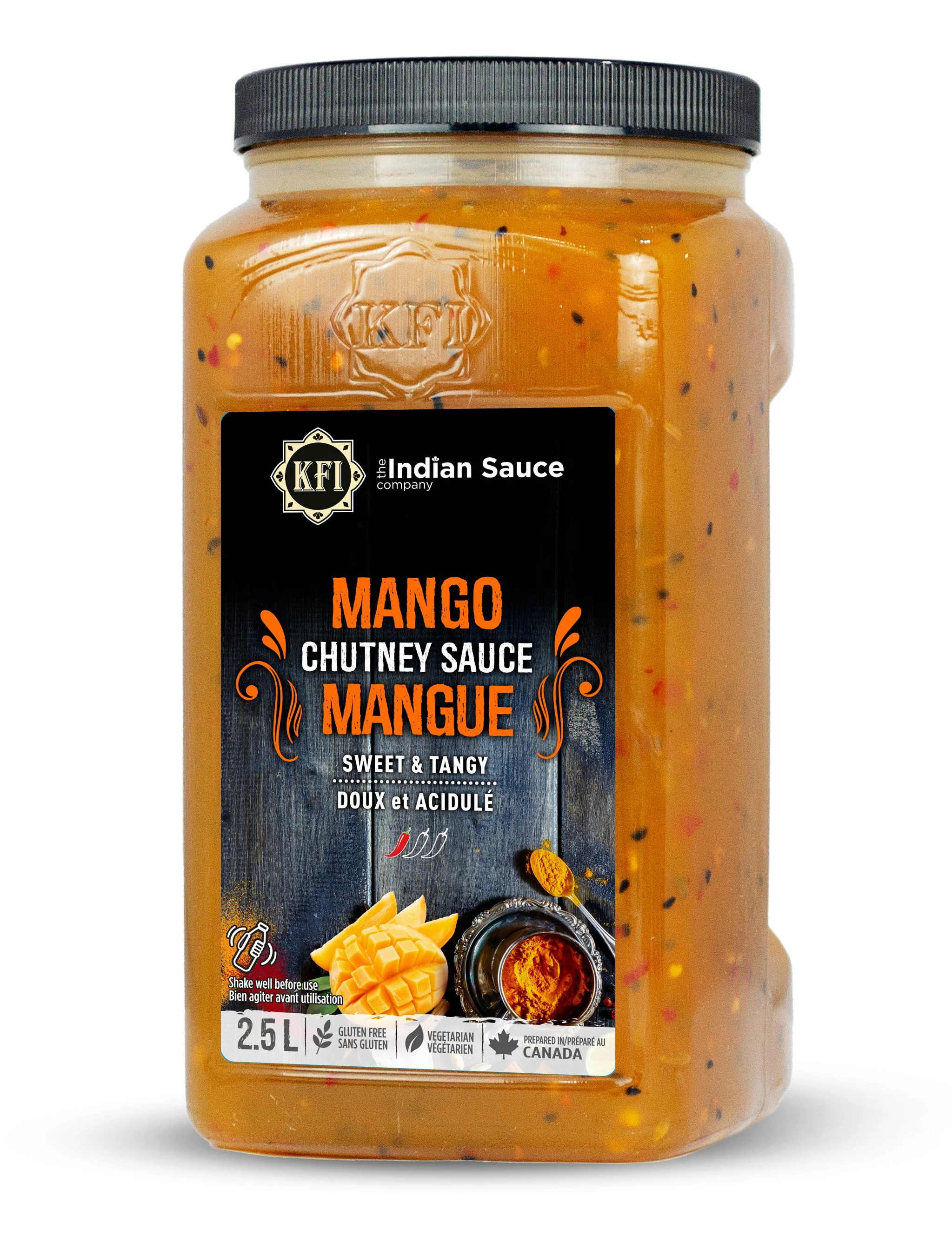 KFI - Mango Chutney Sauce - Sweet & Tangy — Each (2.5 L)