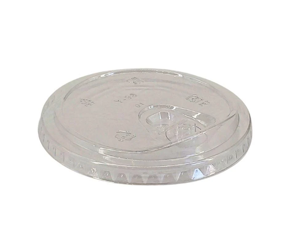 Morning Dew - Sip Lids W/Lock Back Cover For CP16-CP24 Clear Pet Cup - 98mm - SIP-16LB — Case (10 x 100 CT)