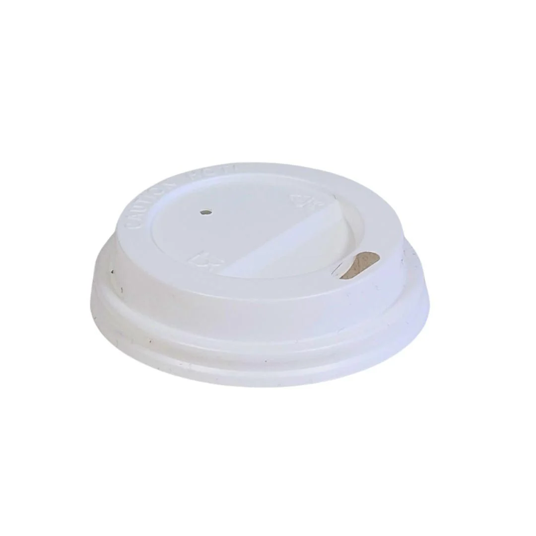 Morning Dew - Dome Sip Lid for 4 oz Hot Paper Cups - White - 4DL-W — Case (50 CT)