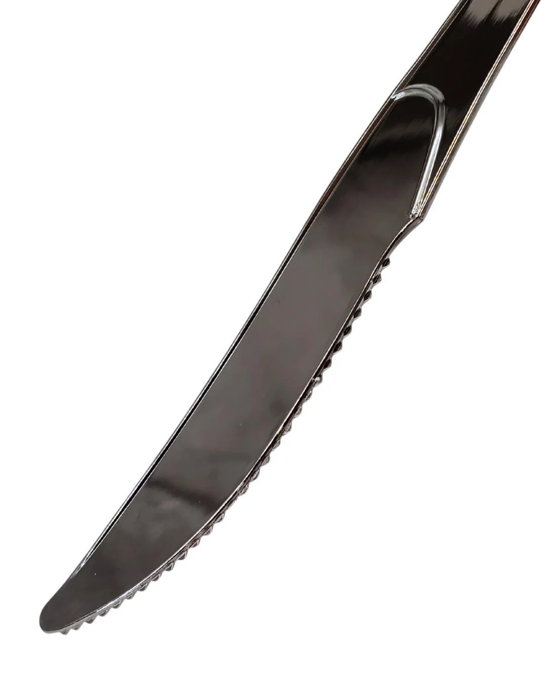 Plastic Knife - SILVER - 20.4cm - SK72 — Case (25 x 40 CT)