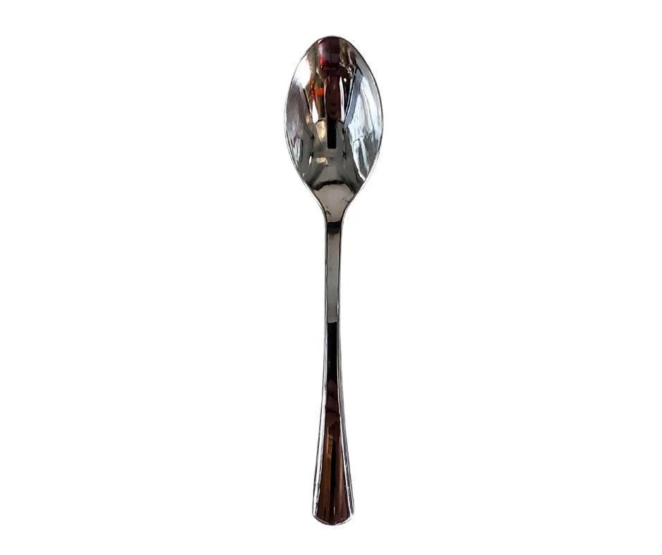 Plastic Tea Spoon - SILVER - 13.3cm - SS22 — Case (20 x 50 CT)