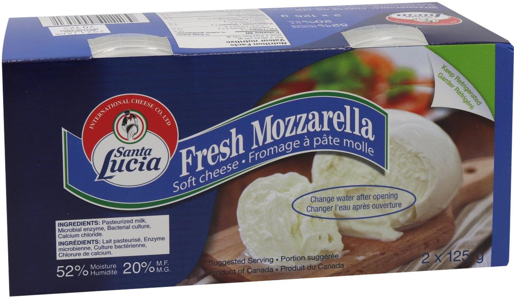 Santa Lucia - Cheese - Fresh Mozzarella — Case (2 x 125 G)