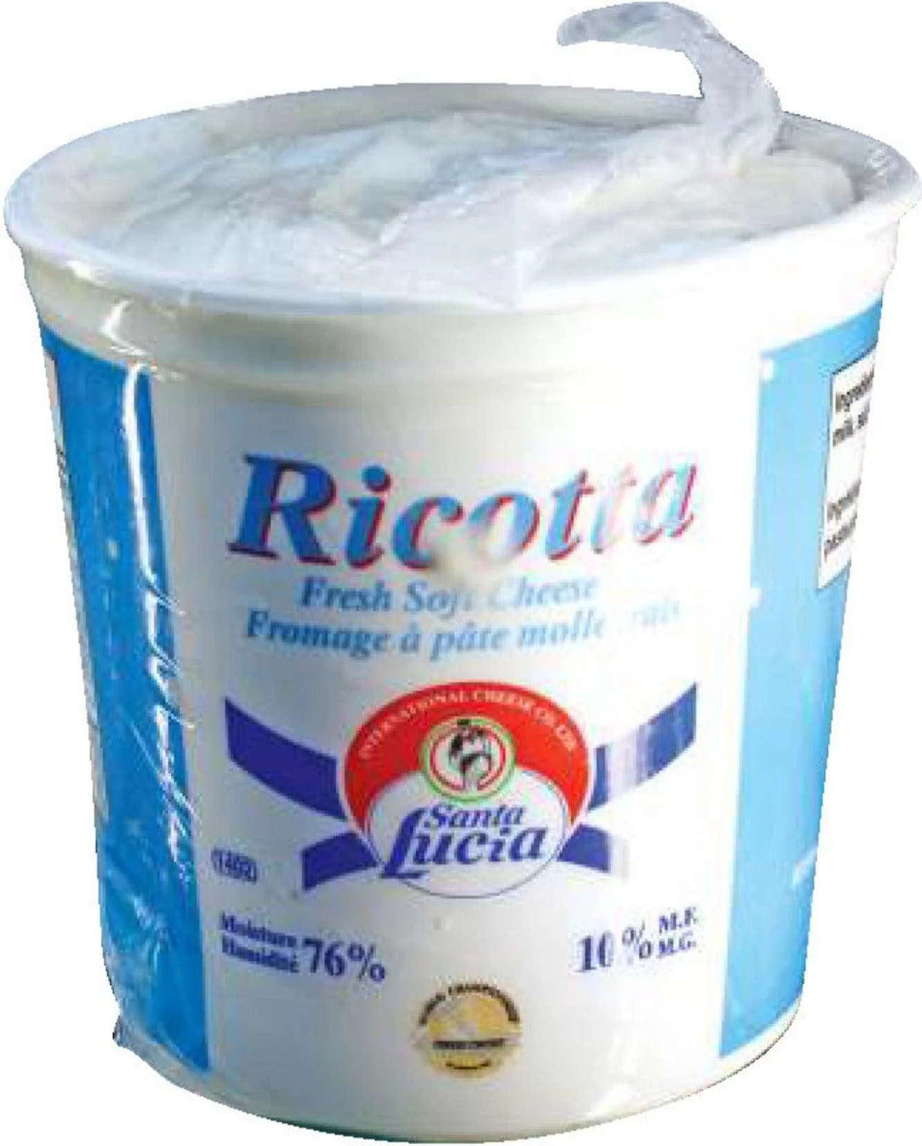 Santa Lucia - Ricotta - Cheese - Vaccum Pack — Case (6 x 2 KG)