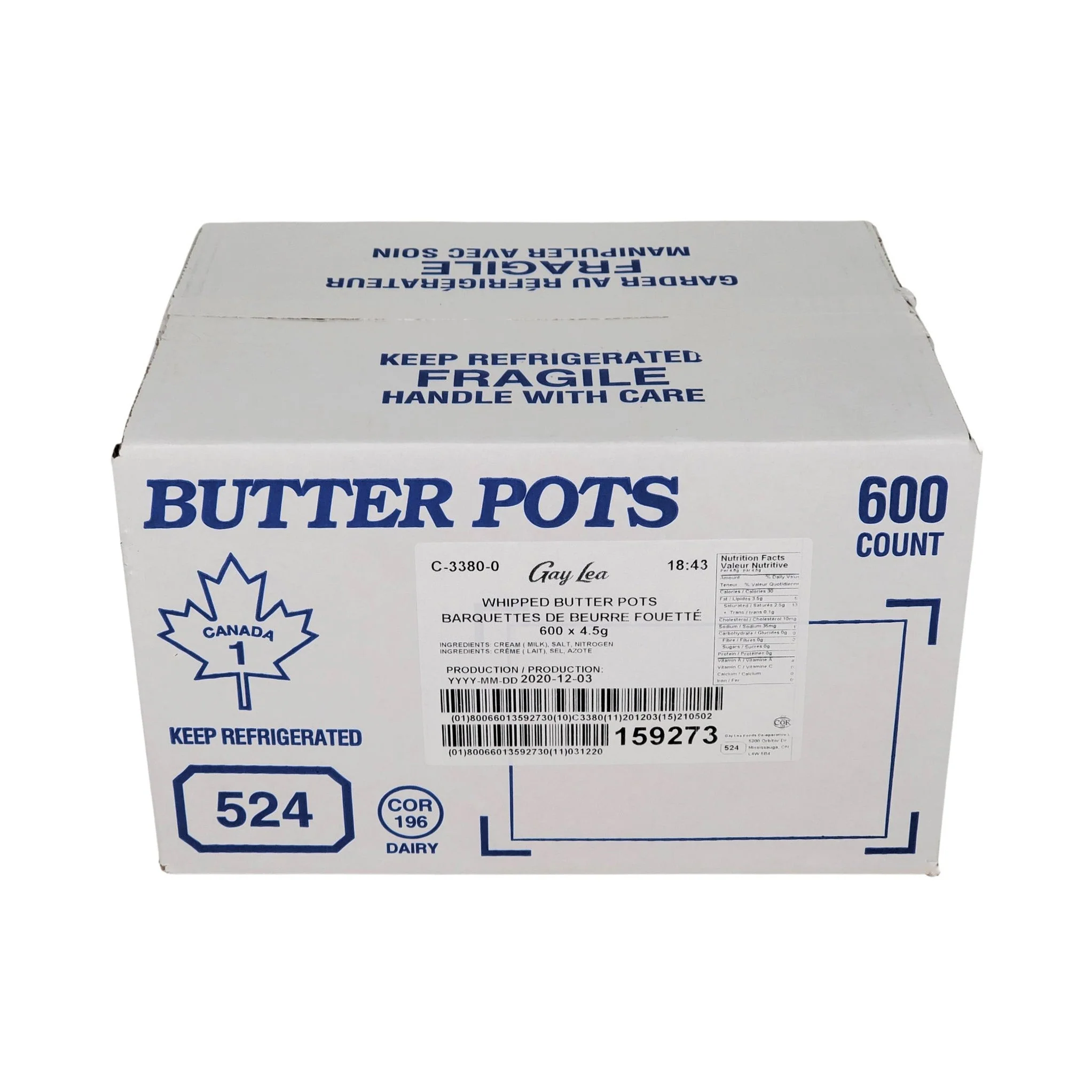 Gay Lea - Whipped Butter Pots